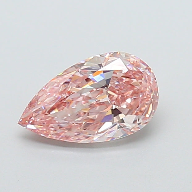 2.05ct Fancy intense pink Pear VS2
