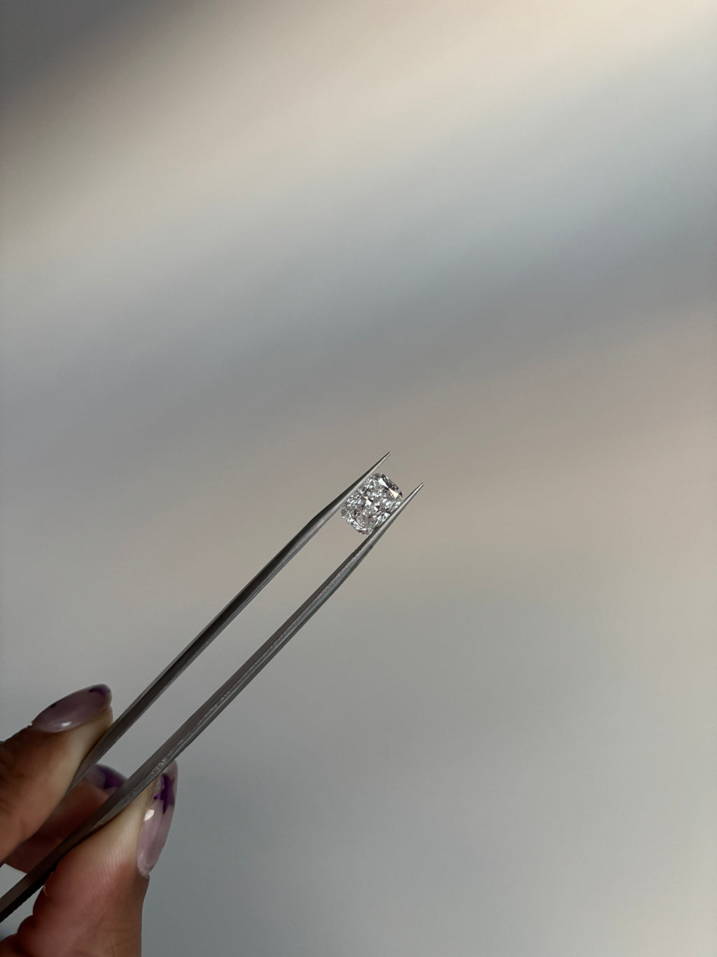 2.42ct Elongated cushion E VS1